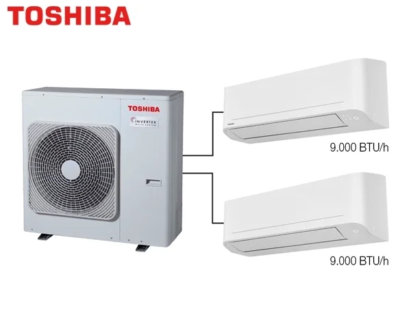 Toshiba 2M Multi Split Klima 9.000+9.000 BTU/h - 1